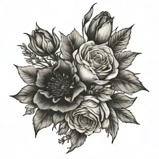 Birth Flower Bouquet