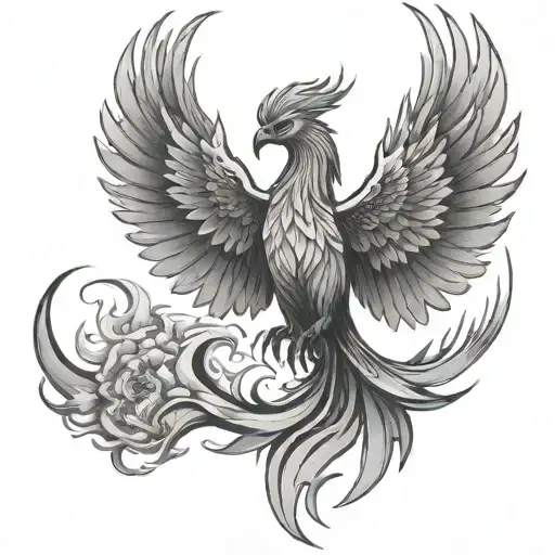 Phoenix Rising From The Ashes