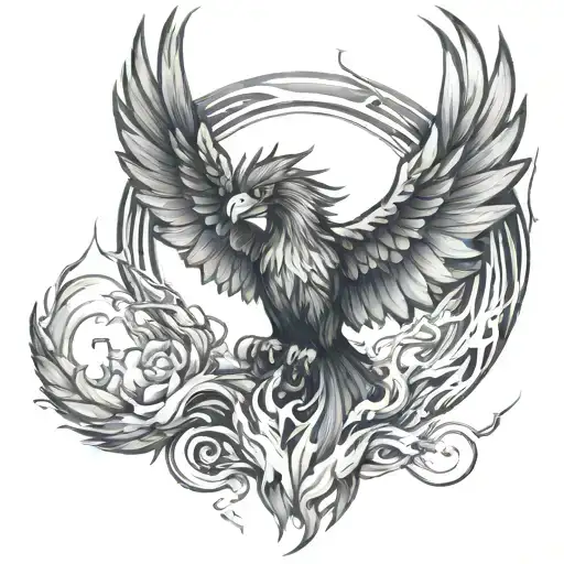Phoenix Rising From The Ashes