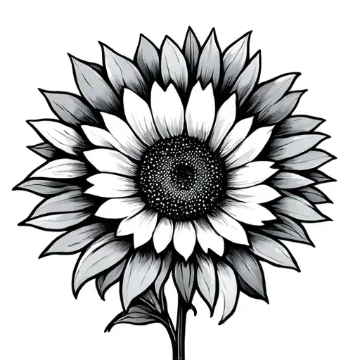 Fine Line Sunflowers You Are My Sunshine Stem