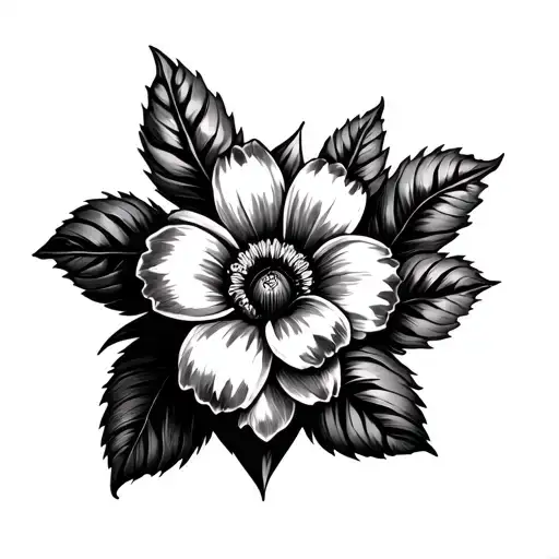 Heart With Gemini Flower