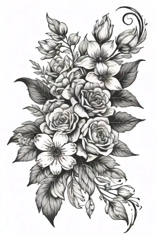 Birth Flower Bouquet