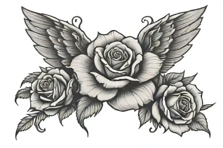 Rose With Wings
