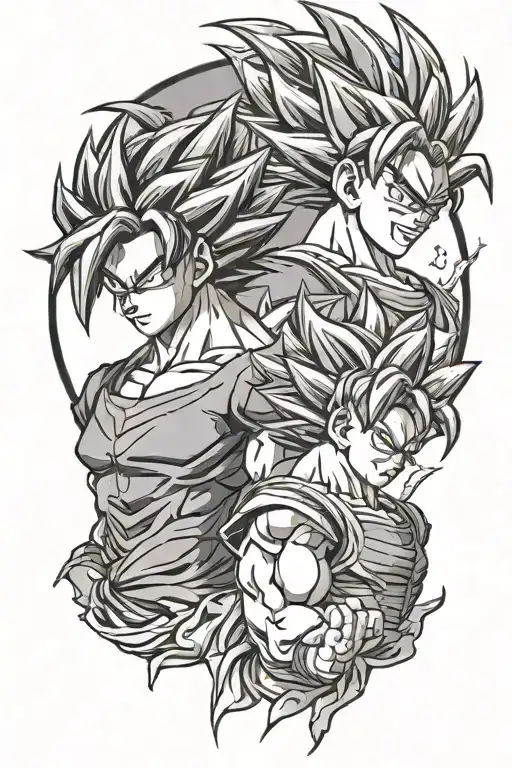 Son Goku And Vegeta Dragon Ball