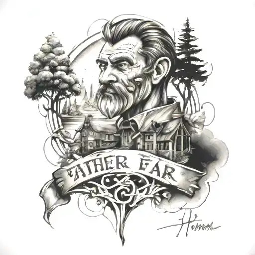 Father Near But Far From Home