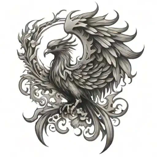 Phoenix Rising From The Ashes