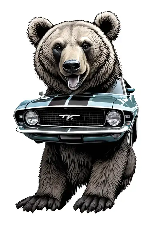 Bear And 69 Mustang