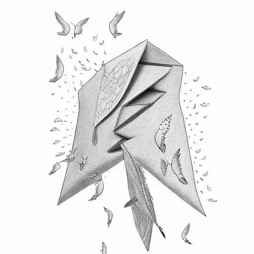 An Open Book With Pages Turning Into Birds Flying Away