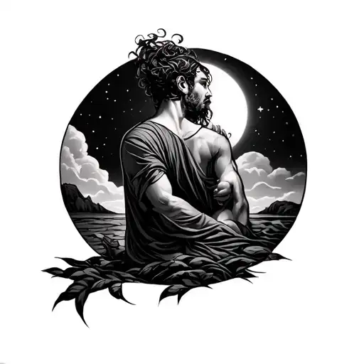 Tattoo Depicting A Lone Soul Growing On His Own And Being The Best Version Of Himself Possible