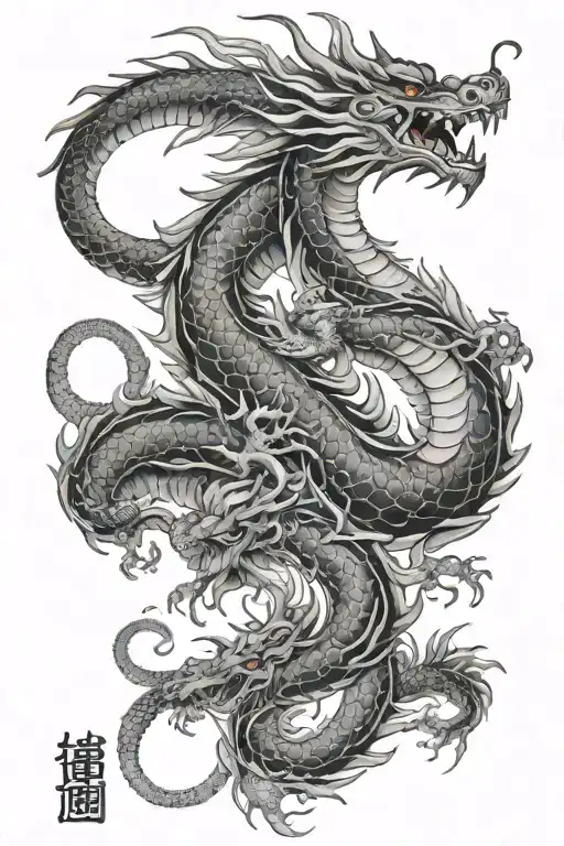 Asian Dragon Wraped Kaido Dragon Form