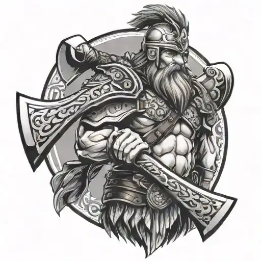 Valkyrie Warrior Bearded Axe
