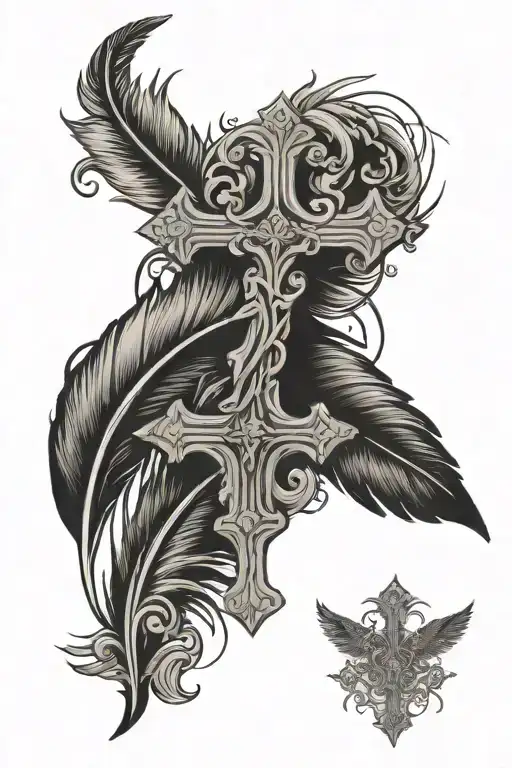 Feather Cross Memorial