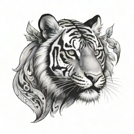 Draw Me A Tattoo With A Tiger