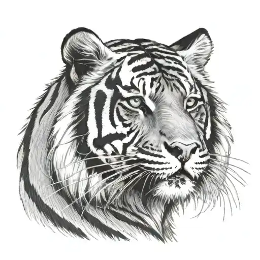 Draw Me A Tattoo With A Tiger