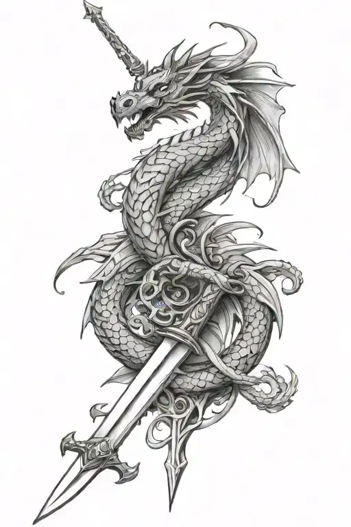 Dragon And Sword