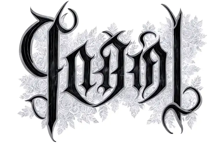 Fine Line Elvish Writing Clavicle Area