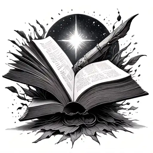 Magical Book Explosion Of Stories Off Of Pages