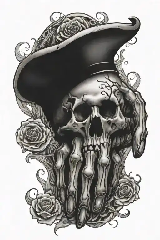 Create A Dad And Daughter Tattoo Of The Dead Mans Hand