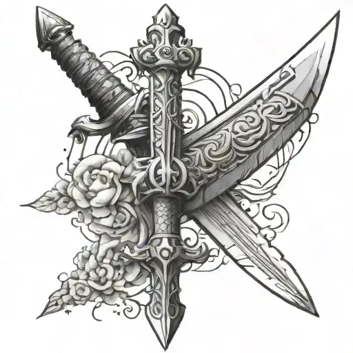 Sword Pointing To The Sky