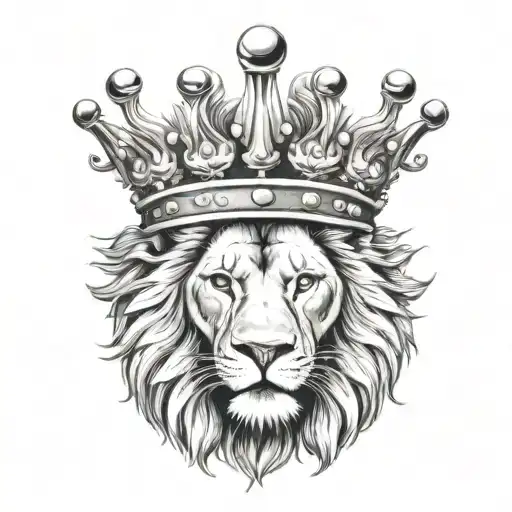 Lion With Crown