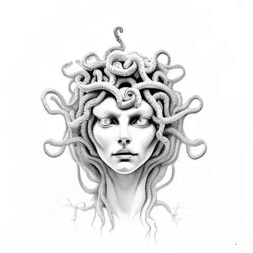 Medusa With One Eye Open