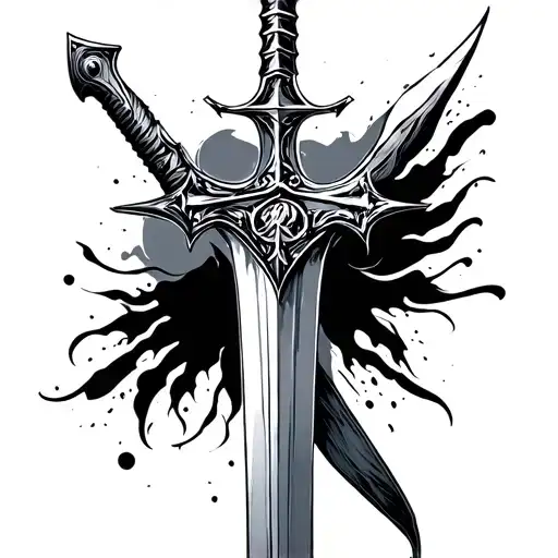 Cross That Fades To A Sword