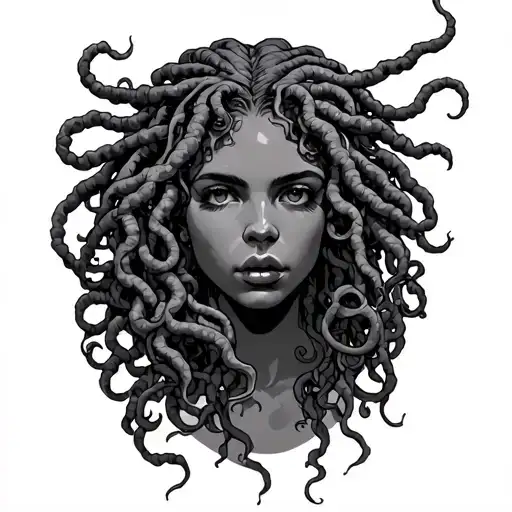 Medusa With Locs