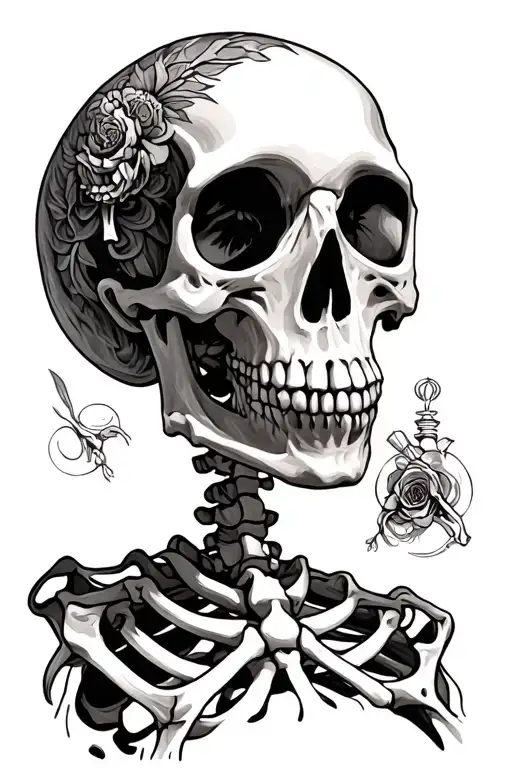 Skeleton With Several Details