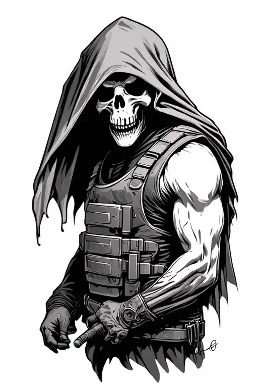 Reaper In Bulletproof Vest
