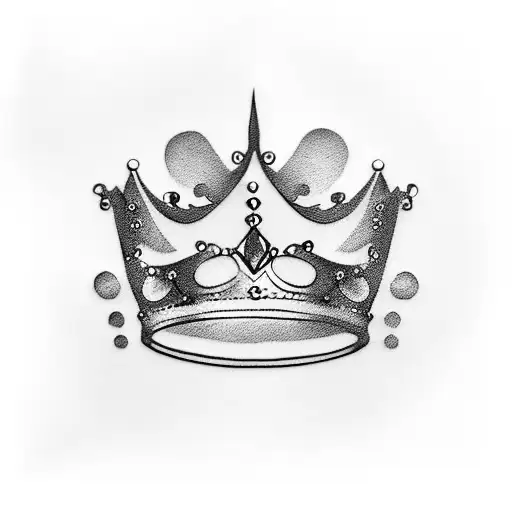Name Tatto With Princess Crown