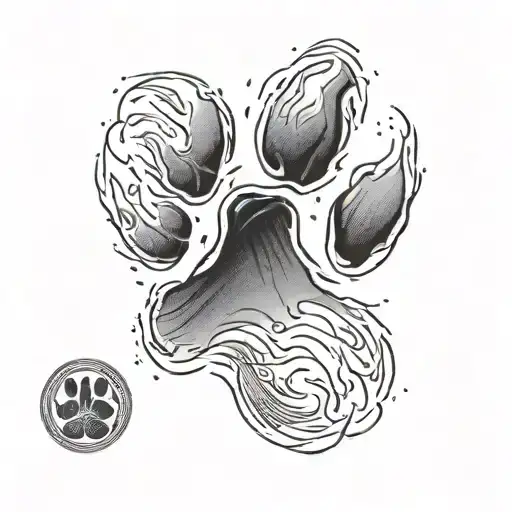 Dog Paw Print