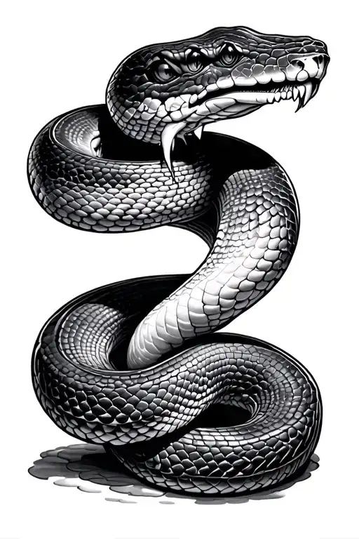 Snake Biting Its Tail