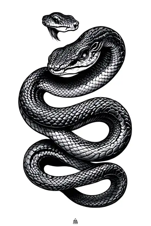 Nordic Snake Coiled