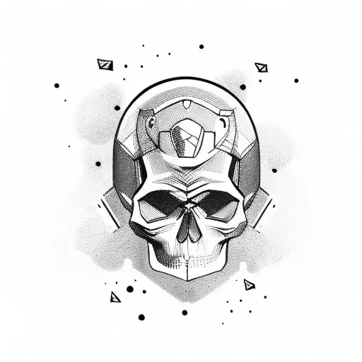 Skull In A Space Suit