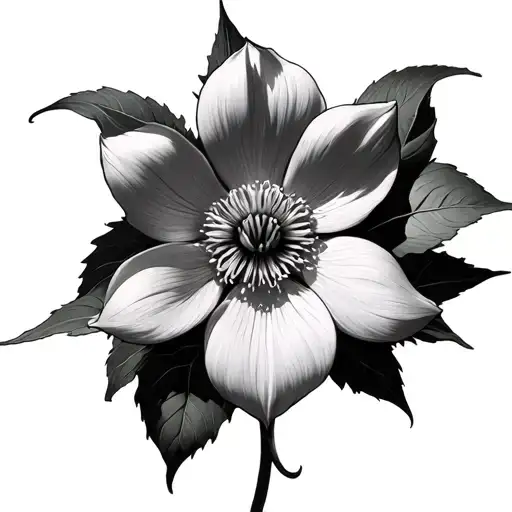 Diphylleia Grayi In Cyber Realism Style