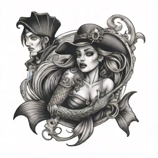 Mermaid And Pirate