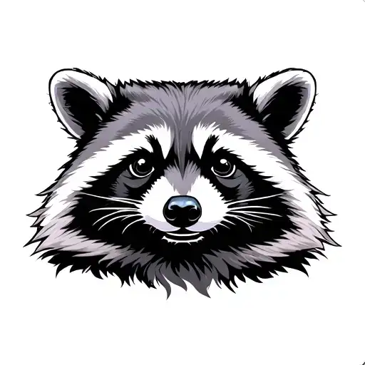 American Tradition Military Raccoon