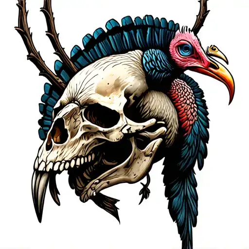 Turkey Hunting Skull
