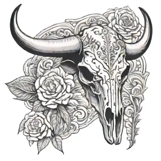 Longhorn Skull