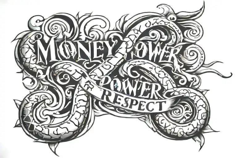 Money Power Respect Text Written