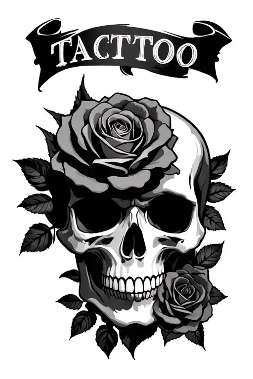 Skull And Roses