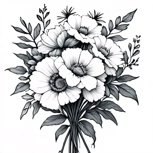 Birth Flower Bouquet