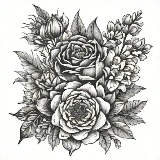 Birth Flower Bouquet