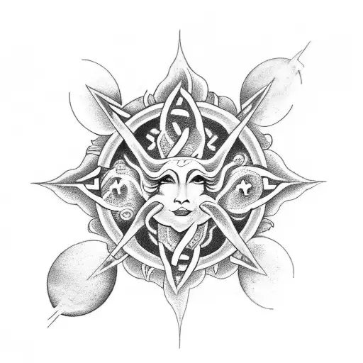 2 Eternal Tattoos Celtic Mother Daughter Symbolized By The Sun And Moon