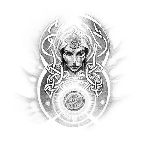 2 Eternal Tattoos Celtic Mother Symbolized By The Sun