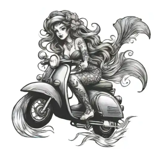 Mermaid Scooter