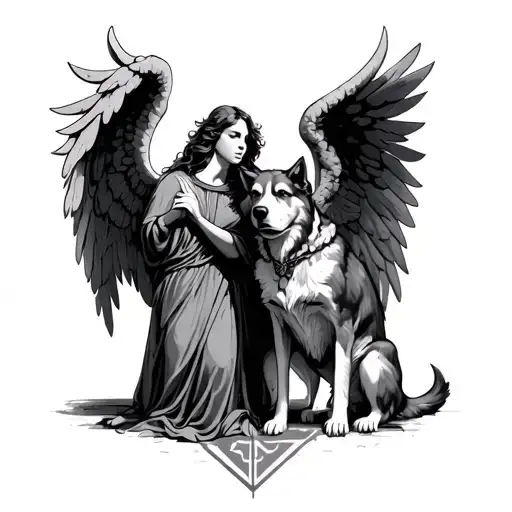 Angel And Cerberus
