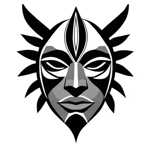 Tribal African Mask