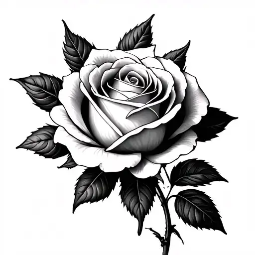 Rose Blooming No Stems Or Leaves