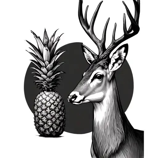 1029 A Deer And A Pineapple